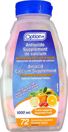 OPTION+ ANTACID ULTRA STRENGTH FRUIT