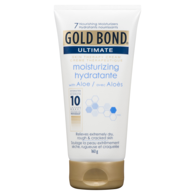 Gold Bond Ultimate Moisturizing Skin Therapy Cream with Aloe, 160 g