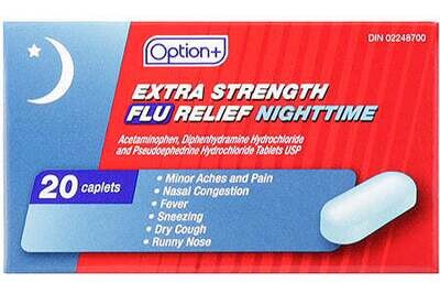 Option+ Extra Strength Flu Relief Nighttime