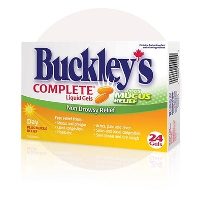 Buckley's Complete Liquid Gels, Mucus Relief