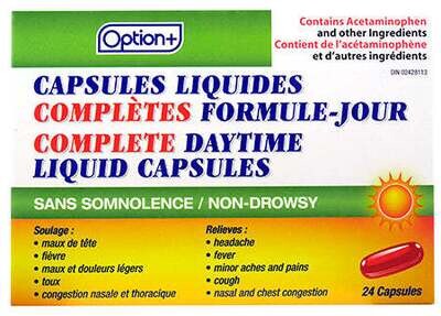 Option+ Complete Liquid Capsules Daytime