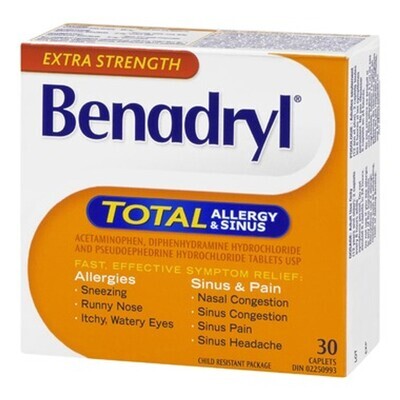 Benadryl Total Allergy And Sinus
