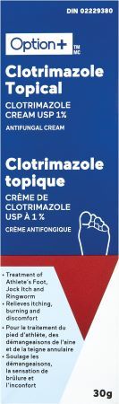 Option+ Clotrimazole Cream 1% 30 g