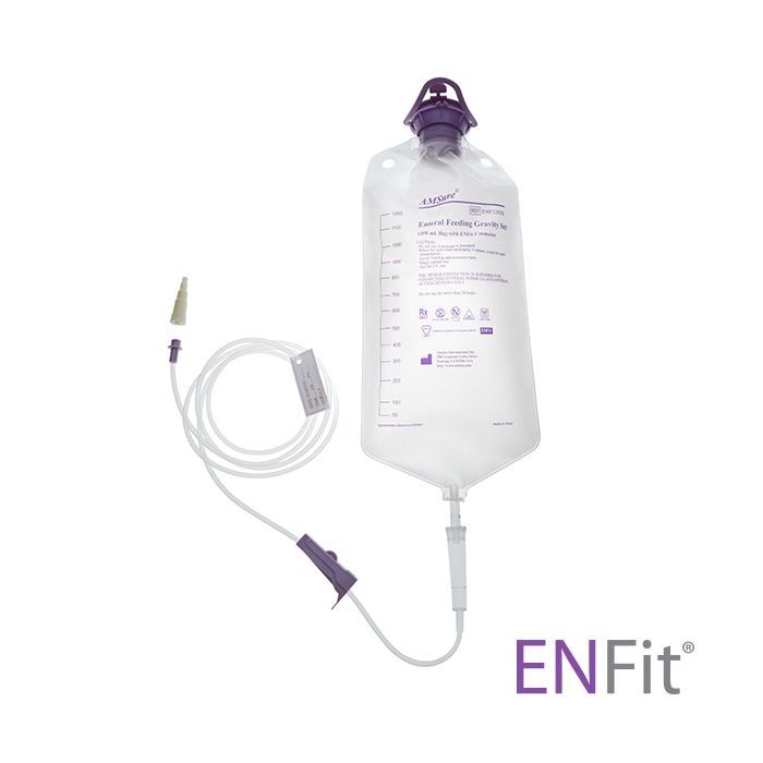 AMSure® Enteral Feeding Sets with ENFit® connectors