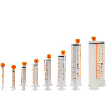 ENFit Neomed Syringe with Cap - orange