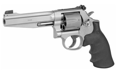 S&amp;W PC 986 9MM 5″ 7RD AS RBR STS/TTN