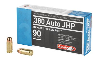 AGUILA 380ACP 90GR JHP 50/500