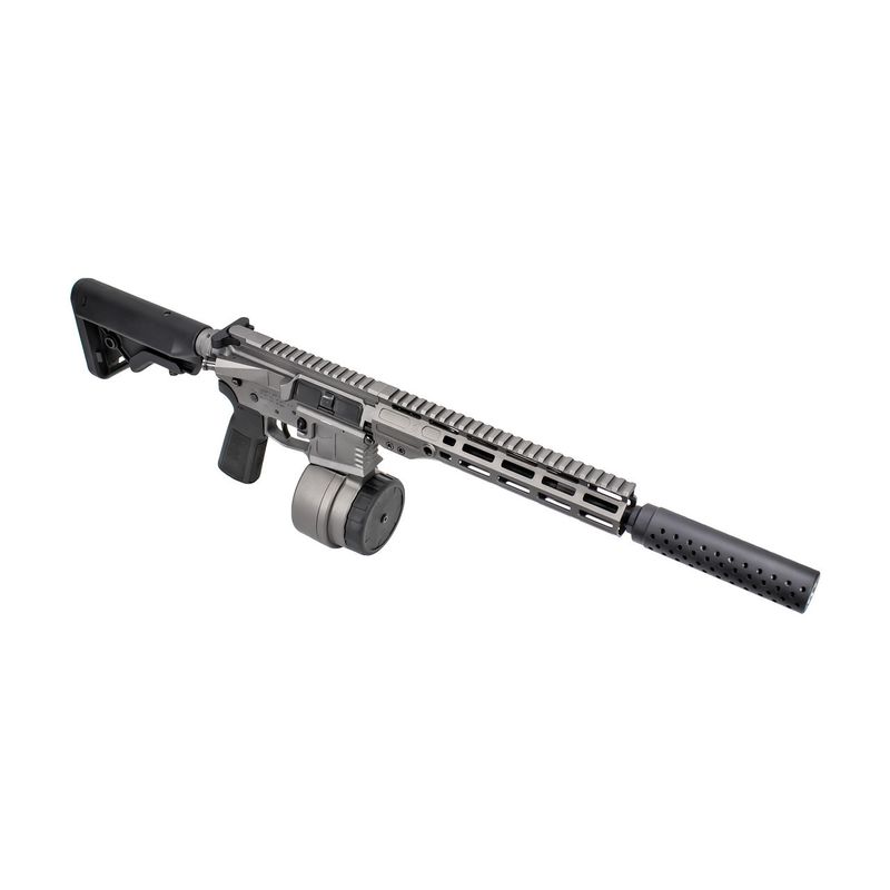Warrior Systems WSM15 Series CA Compliant Mock Suppressor Rifle w/Drum Mag