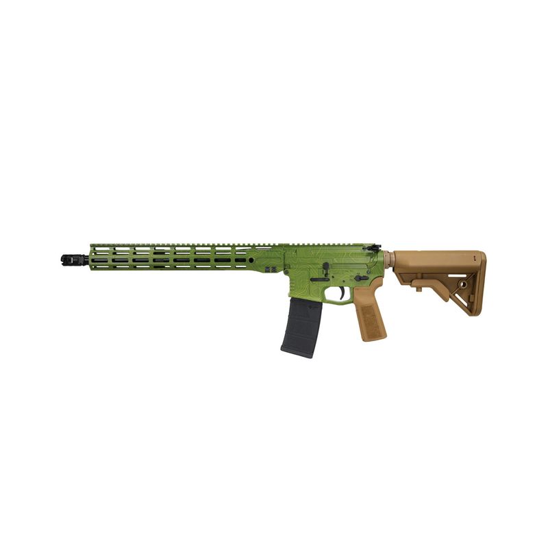 Warrior Systems WSM15 Series Rifle CA Compliant 16" 5.56x45mm - green