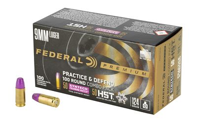 FED PRCTC &amp; DFND 9MM HST/SYN 124GR