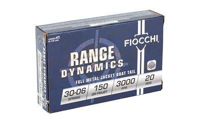 FIOCCHI 30-06 150GR FMJBT 20/200