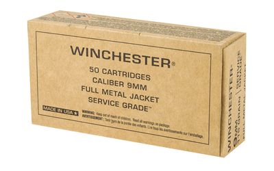 WIN SERVICE GRADE 9MM 115GR 50/500