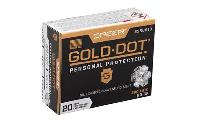 SPR GOLD DOT 380ACP 90GR HP 20/200