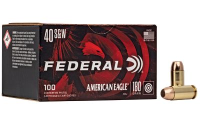FED AM EAGLE 40S&amp;W 180GR FMJ 100/500