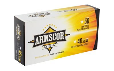 ARMSCOR 40SW 180GR FMJ 50/1000