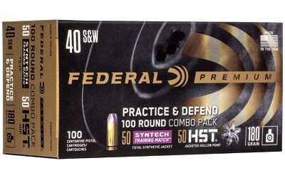 FED PRCTC &amp; DFND 40S&amp;W HST/SYN 180GR