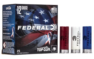 FED TOP GUN 12GA 2.75&quot; #8 RWB 25/250