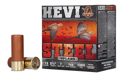 HEVI STL UPLND 12GA 2.75&quot; #7 25/250