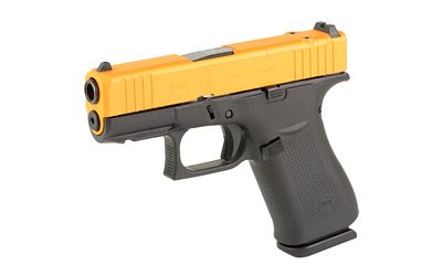 GLOCK 43X 9MM 10 MOS FS GLD SLD/BLK