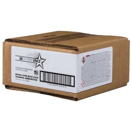 CCI Independence Brass Handgun Ammunition .40 S&amp;W 180 gr FMJ 1000 fps 500/ct