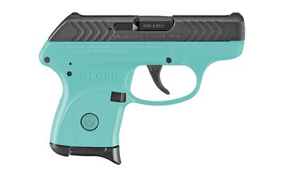 RUGER LCP 380ACP 2.75&quot; TURQ/BLK 6RD