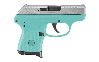 RUGER LCP 380ACP 2.75" TURQ/NCKL 6RD