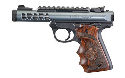 RUGER MRK IV LITE 22LR 4.4" GRY WD