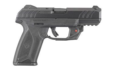 RUGER SEC-9 9MM 4" BLK 15RD 3DT LSR