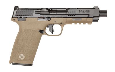 S&amp;W M&amp;P 5.7X28 OR TB 22RD 5" FDE/BLK