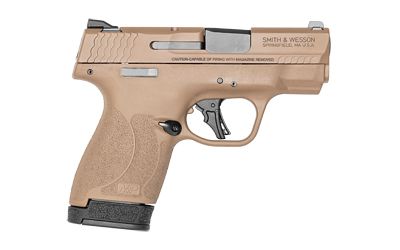 S&amp;W SHIELD PLS 9MM 3.1&quot; 13RD FDE NTS