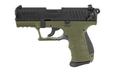 WAL P22Q 22LR 3.42&quot; 10RD MLTRY GRN