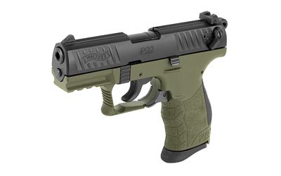 WAL P22Q 22LR 3.42&quot; 10RD MLTRY GRN