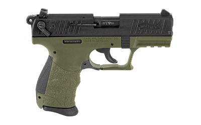 WAL P22Q 22LR 3.42&quot; 10RD MLTRY GRN