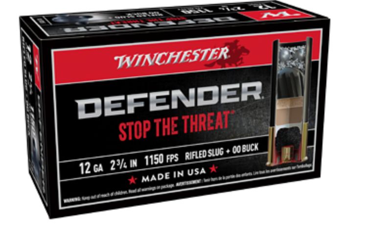 Winchester Ammunition, Defender, Supreme Elite, 12 Gauge, 2.75&quot;, Buckshot, 10 Round Box