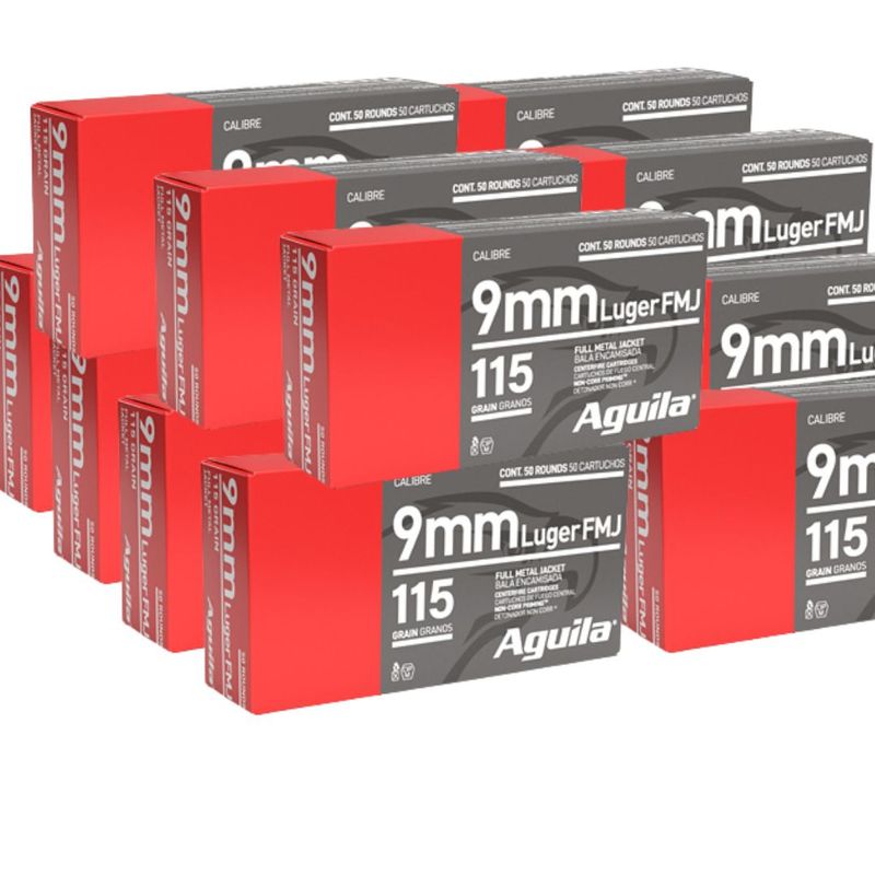 AGUILA 9MM 115GR FMJ 1000 ROUNDS