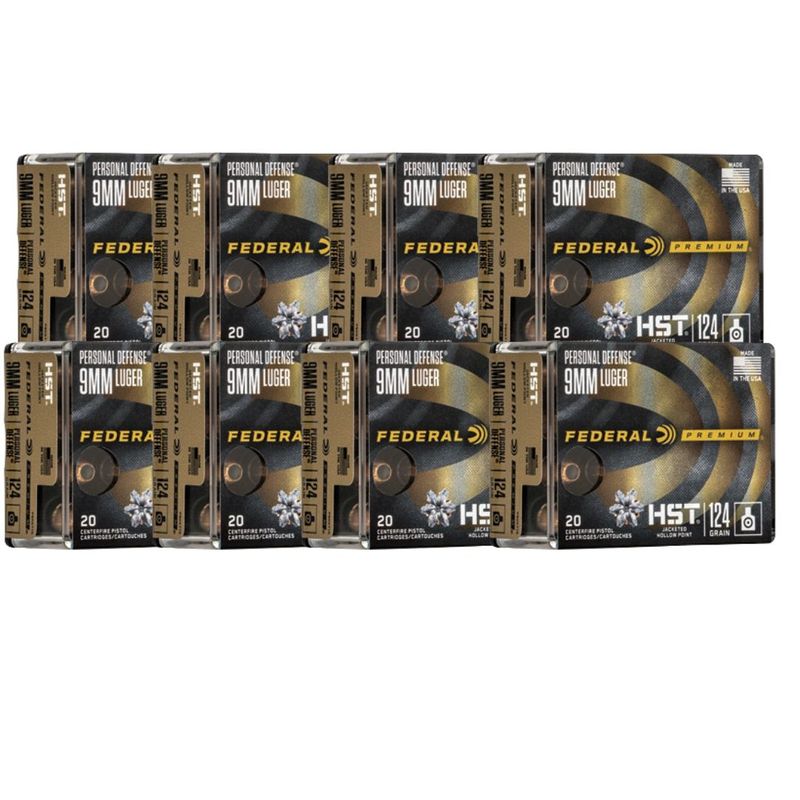 FED PRM HST 9MM 124GR JHP 500 ROUNDS