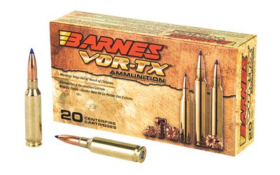 Barnes, VOR-TX, 6.5 Creedmoor, 120 Grain, Lead Free, Tipped Triple Shock X BT, 20 Round Box