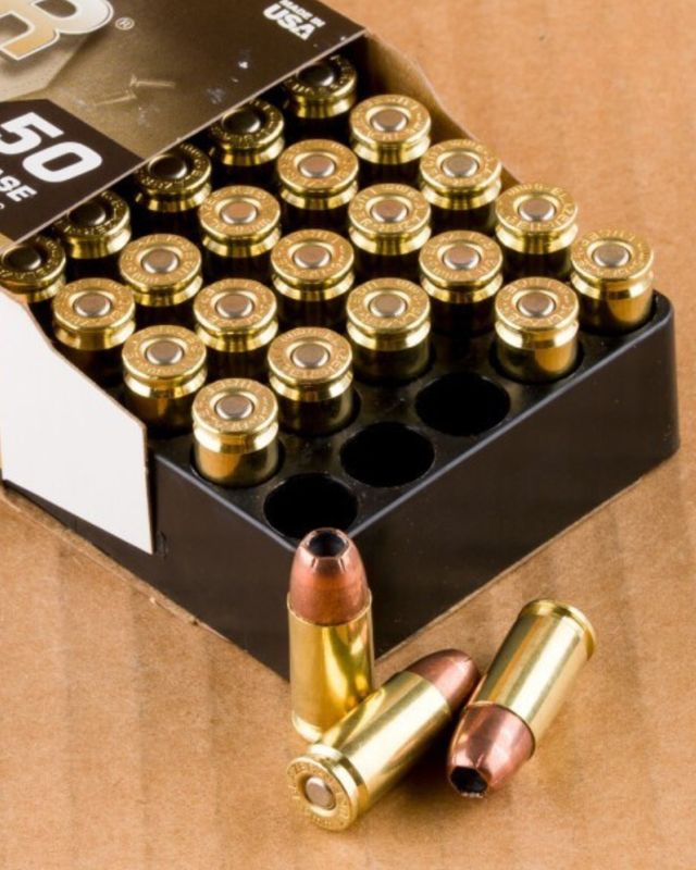Blazer Ammunition, Blazer Brass Hollow Point, 9MM, 115 Grain, Jacketed Hollow Point, 50 Round Box
