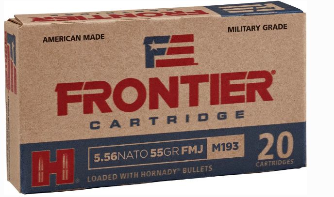 Hornady Frontier 5.56 NATO 55 GR 500 ROUNDS