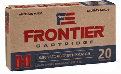 Hornady Frontier 5.56 NATO 68 GR 500 ROUND
