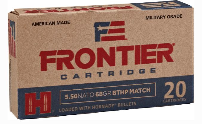 Hornady Frontier 5.56 NATO 68 GR 500 ROUND