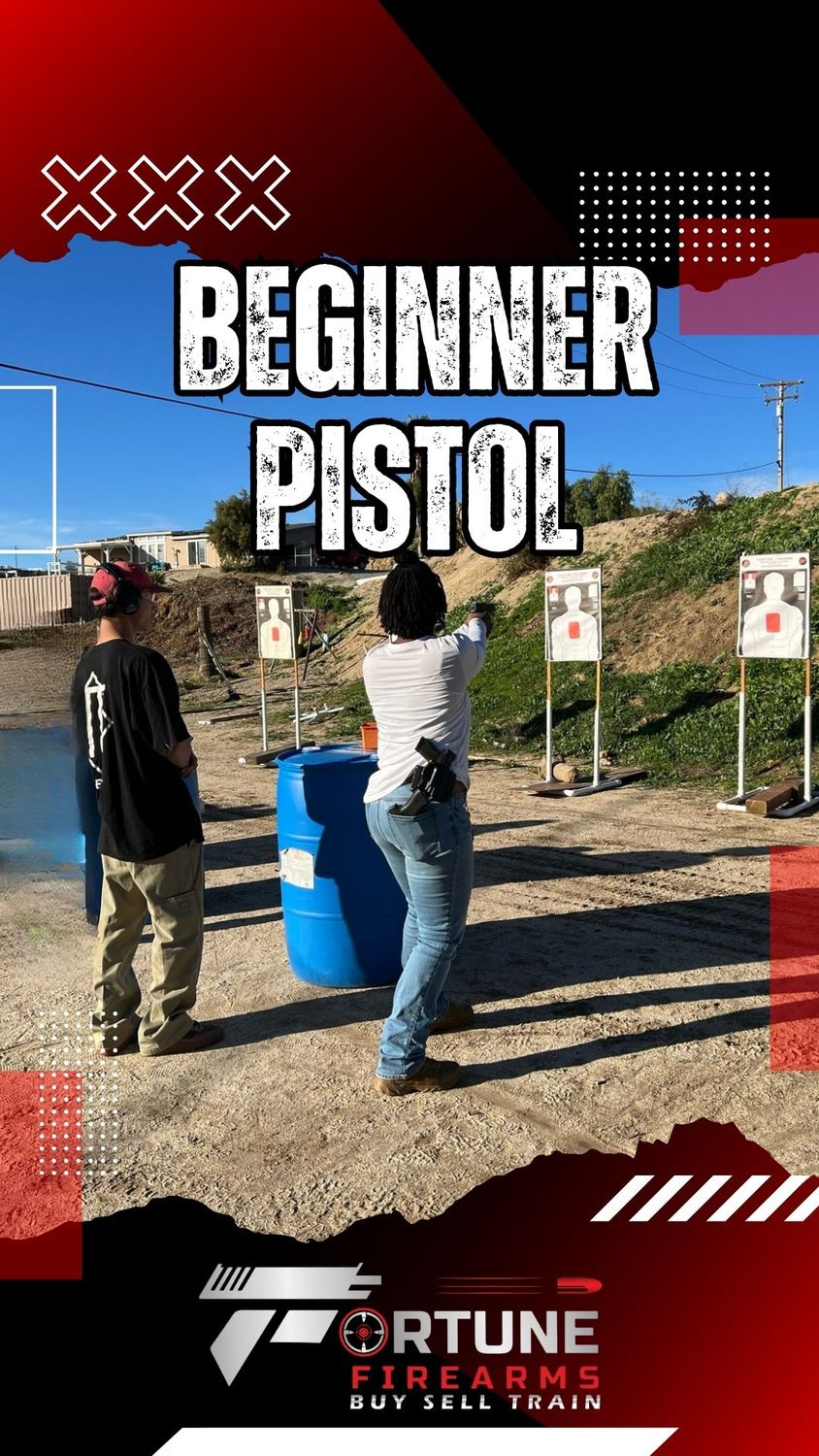 BEGINNER PISTOL GROUP TRAINING