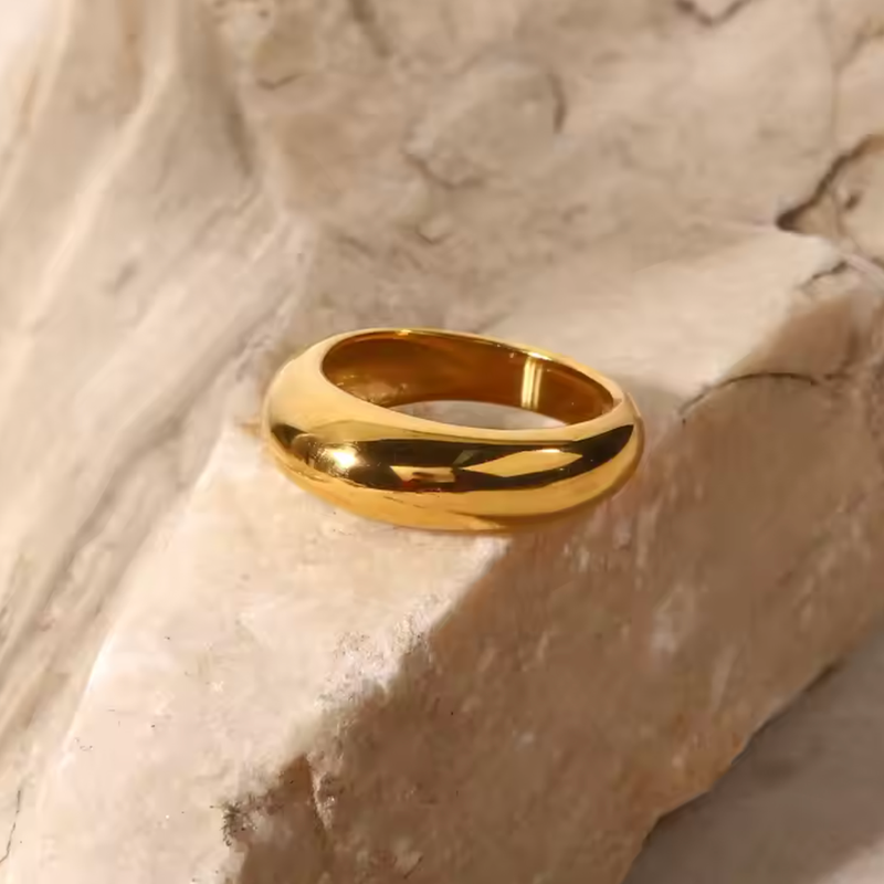 Waterproof Chunky Dome Danielle Ring