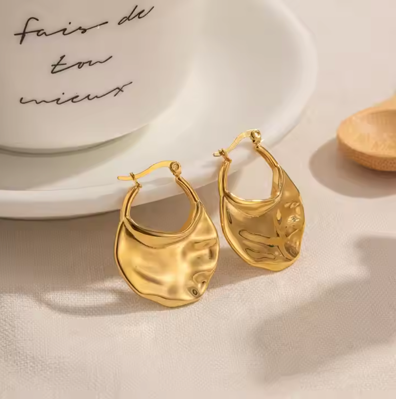 Waterproof French Francis Fan Hoops