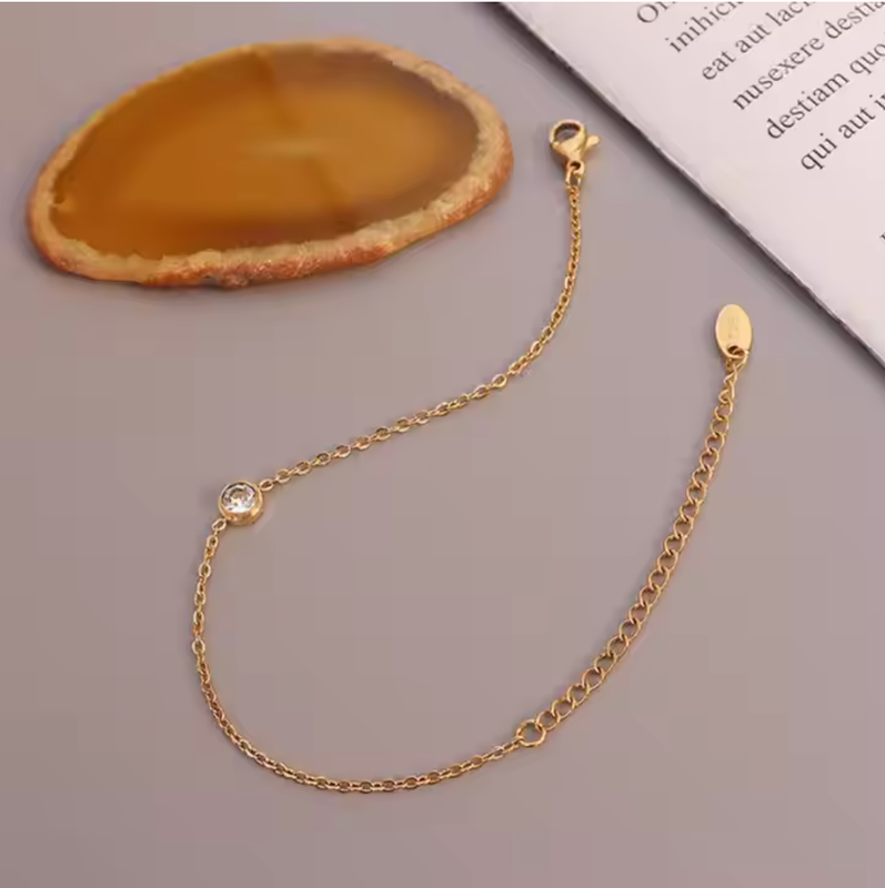 Waterproof Round Crystal Tina Bracelet