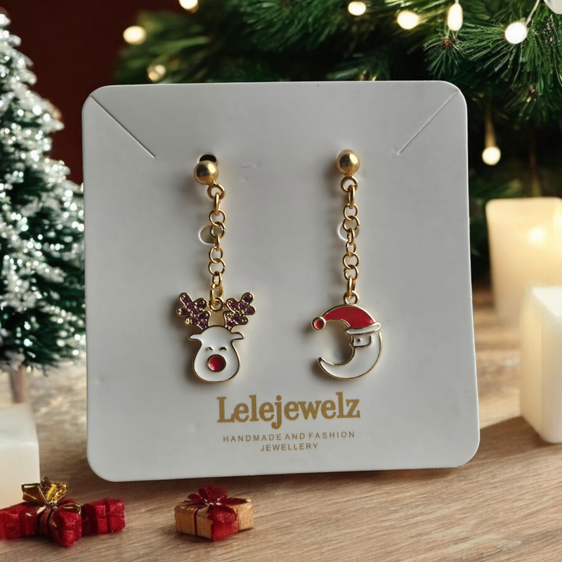 18K Gold Plated Moonta Rudolf Earrings