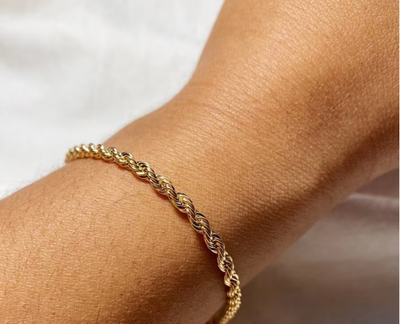 Waterproof Twist Tanya Chain Bracelet