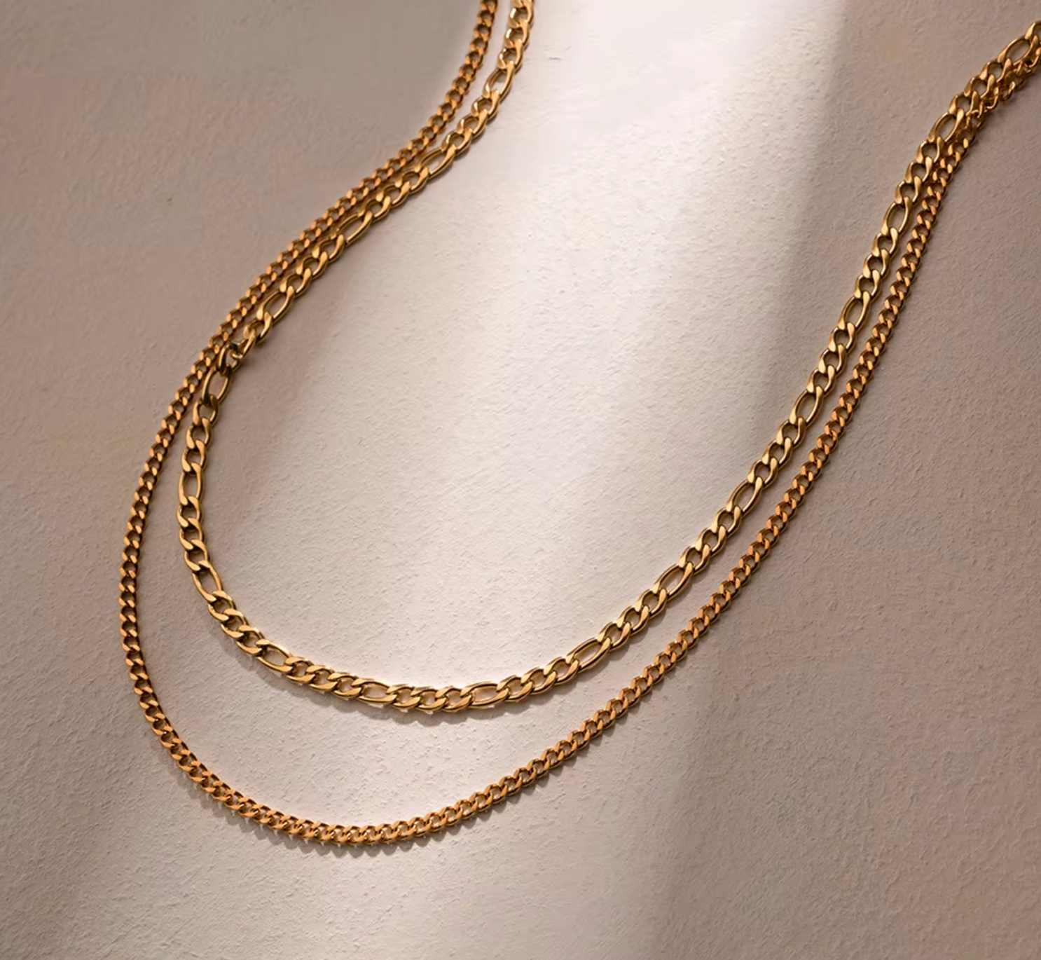Waterproof 2 layer Link Linda Necklace