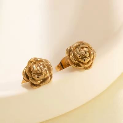 Waterproof Vintage Rose Valerie Studs