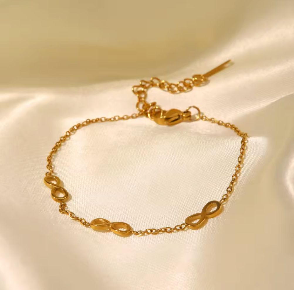 Waterproof Triple Infinity Tiffany Bracelet